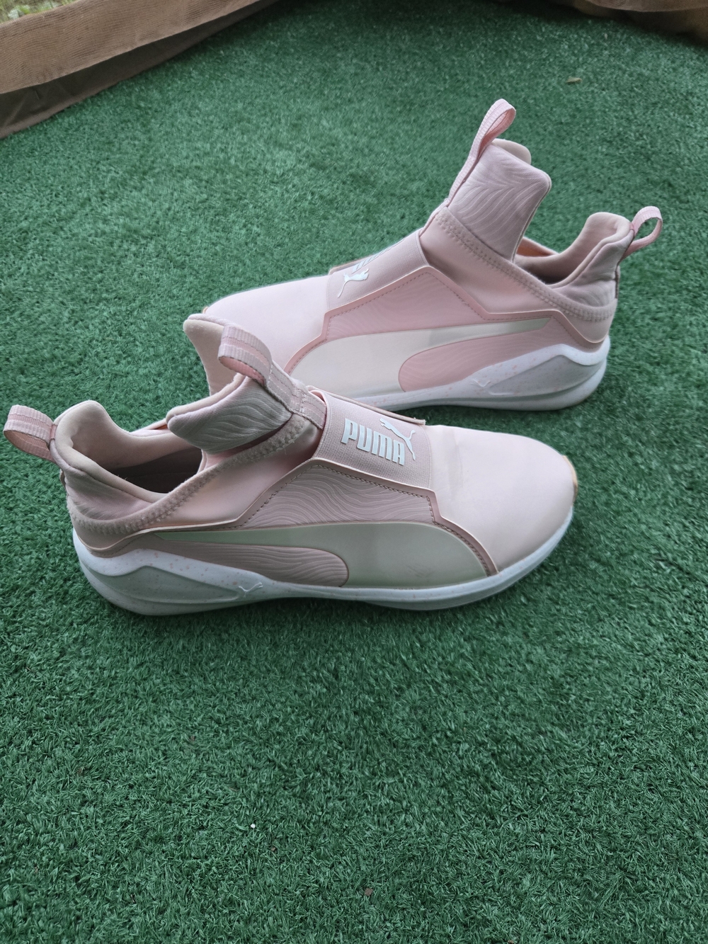 Puma Fierce slip-on training sneakers, featuring a high-apex collar